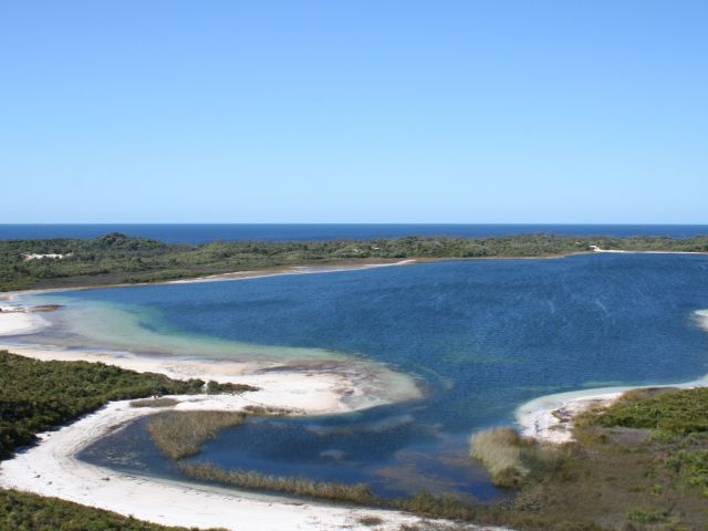 Aerial view of Blue Lagoon.