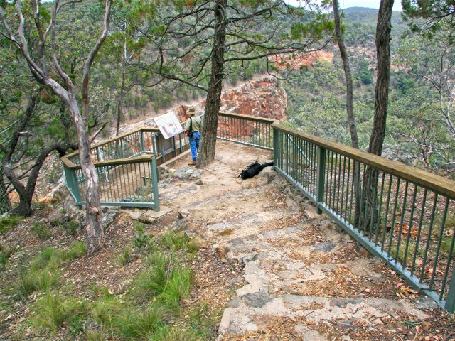 Learn about the geology, history and nature of this area from signs at the Red Rock Gorge lookout.