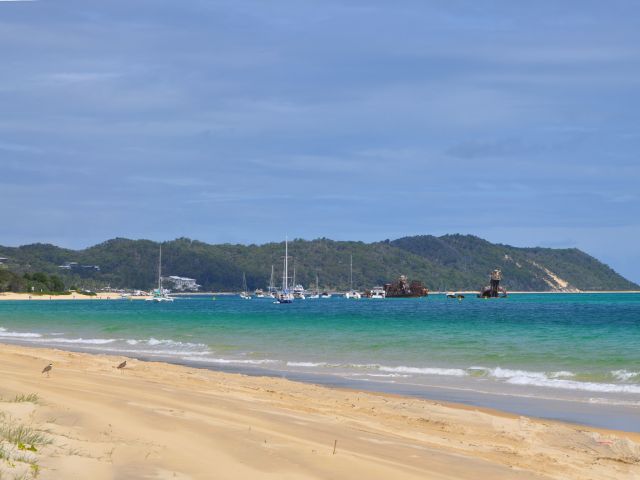 The Tangalooma Wrecks on the Southern Island discovery drive.