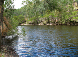 The Broadwater on the Severn River has a campground nearby. 