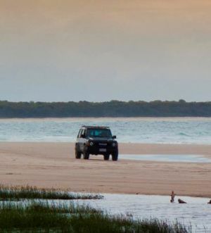 Beaches have hazards including washouts and exposed rocks. Stay alert when driving. 