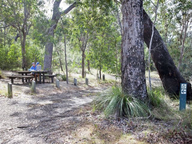 Enjoy a peaceful picnic after your climb this track.