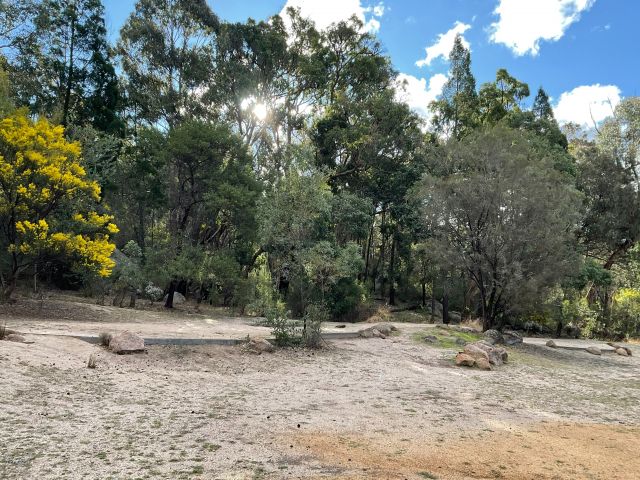 Photo of Castle Rock tent site.