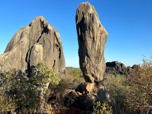 Enjoy a walk to Balancing Rock.