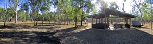 Image of the Lake Murphy Conservation Park picnic and camping area.