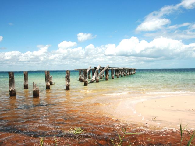 Today, McKenzie's jetty is a sun bleached relic.