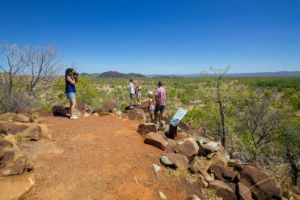 Image showing the geological landscape at the Chillagoe smelters lookout.
