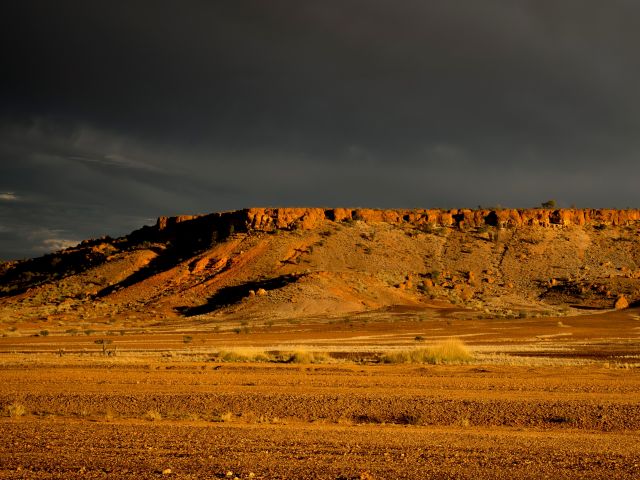 Storm over Diamantina National Park.