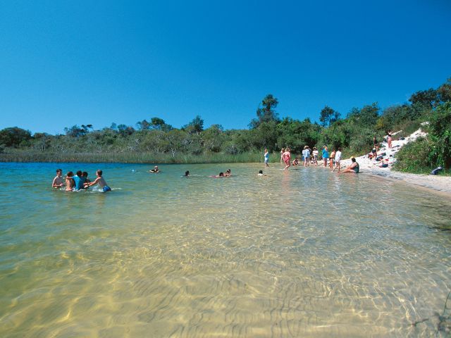 Blue Lagoon is an ideal spot to enjoy a refreshing swim.
