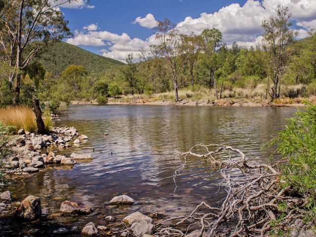 The Broadwater is a beautiful, serene place where you can swim, canoe, fish or simply relax.