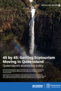 45 by 45 Getting Ecotourism Moving in Queensland strategy document cover
