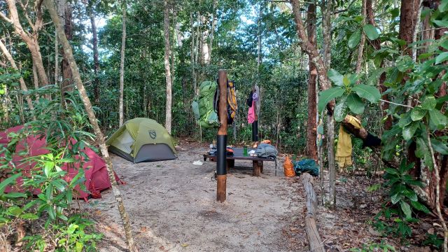 Photo of South Zoe Bay Thorsborne Trail camping area - 2025.