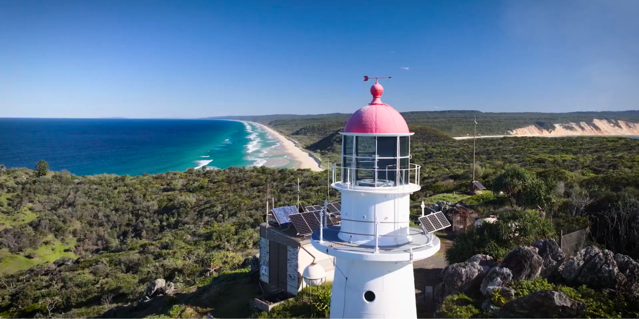 Photo of Double Island Point lighthouse.