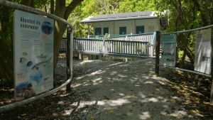 Accessible toilets on Lady Musgrave Island.