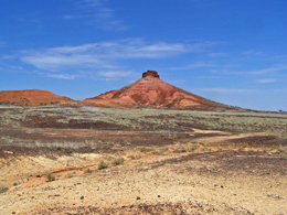 Sandstone mesas are a special feature at Diamantina National Park.
