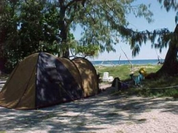 Image showing camping on Lady Musgrave Island.