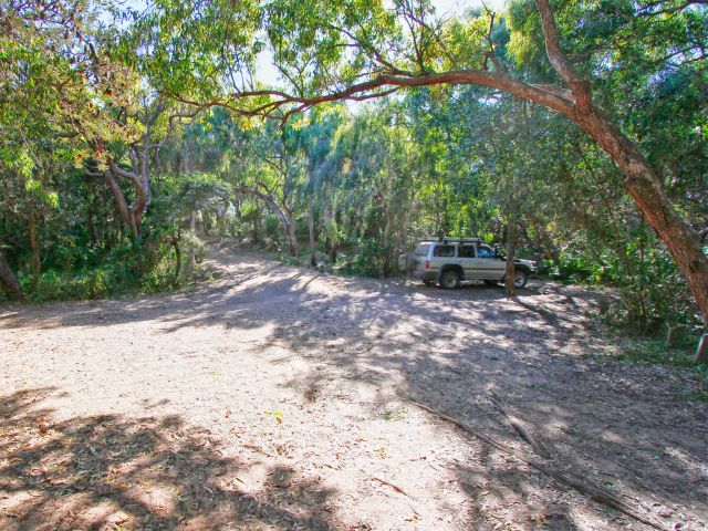 Park in the car park and follow the track to the beautiful beach.