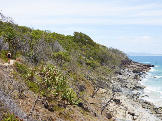 Hats are essential for the more open areas of the Coastal Walk.