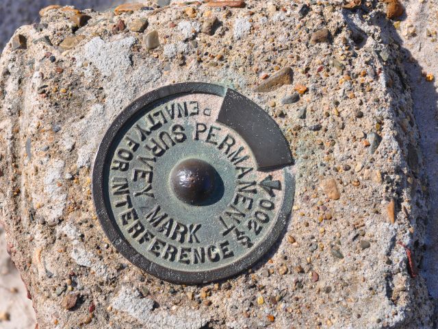 Mount Tempest lookout has a permanent survey marker.