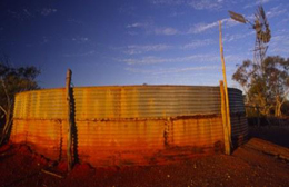 Image of a water tank in Mariala.