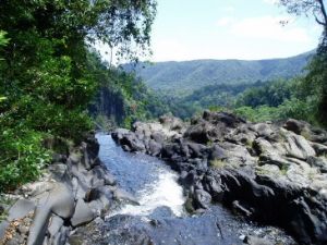 Image of the view from Cannabullen Falls.