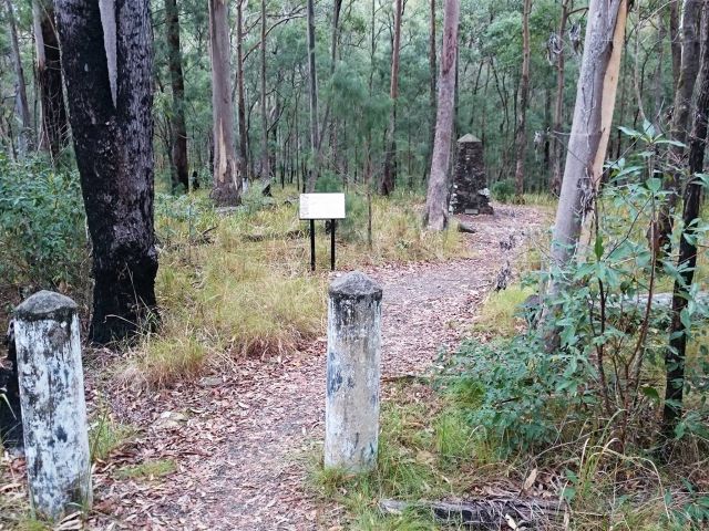 This short track travels through open forest before reaching the small bush cemetery.