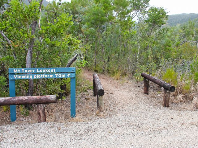 Stretch your legs on this easy short walk from the car park to the Mount Tozer viewing platform.