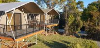 Safari tents at O'Reilly rainforest retreat