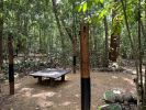 An independent hiker camp site at Mulligan Falls camping area after works were completed.