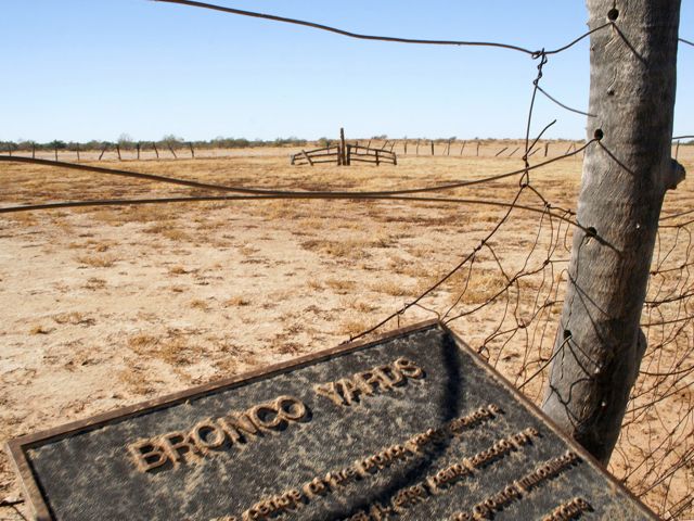 The bronco yards are relics of Diamantina's pastoral history.