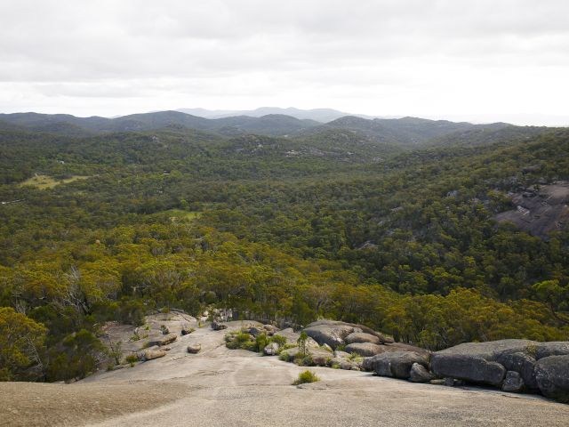 Views over Girraween National Park from The Pyramid walk will take your breath away.