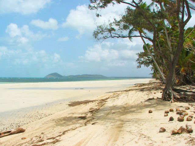 Throw in a fishing line or look for seabirds along Chilli Beach.