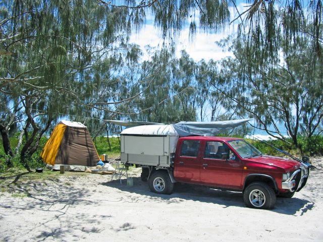 Pack up your 4WD and head to Ocean Beach camping area.
