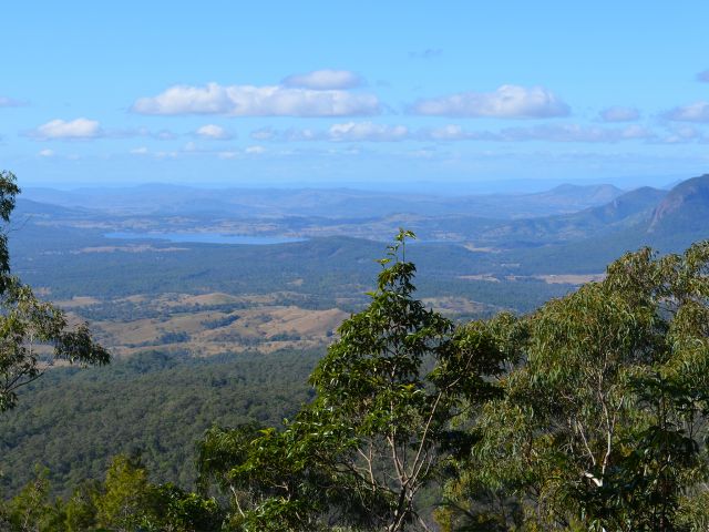 Stop to take in the spectacular views at the Fassifern Valley lookout.