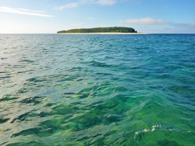 This is an undeveloped and isolated island experience.