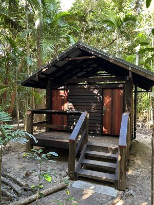 One of the new toilets at South Zoe Bay camping area.