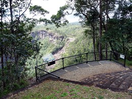 Tully Gorge lookout is on the Evelyn Tableland, near Ravenshoe. 