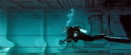 Divers must be certified and obtain a permit before they can dive the ex-HMAS Brisbane. 