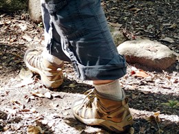 Wear sturdy walking shoes. 