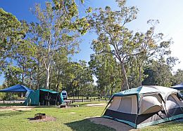 Coochin Creek camping area.