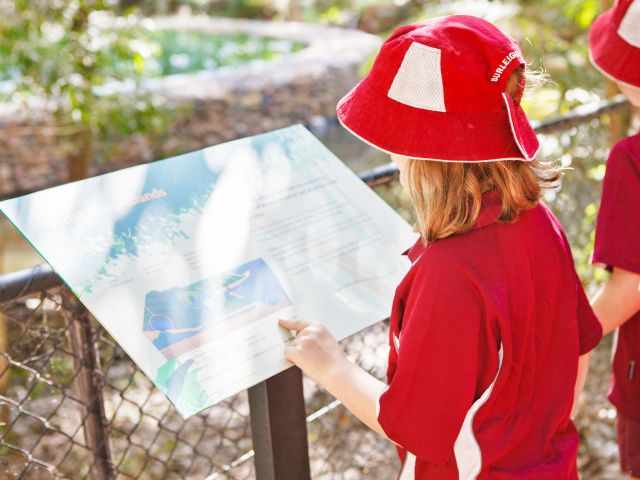 David Fleay Wildlife Park is a great destination for school excursions.