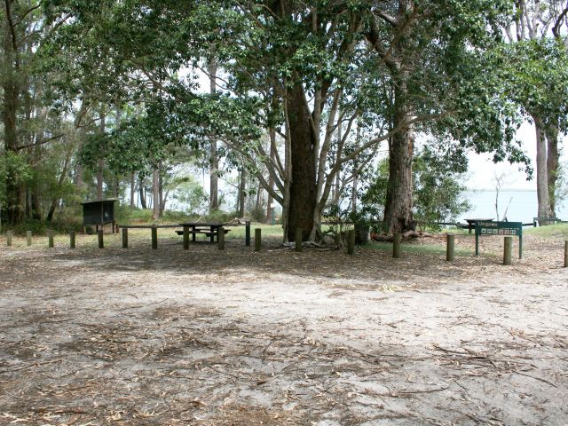 Enjoy great views to the west from the camping area.