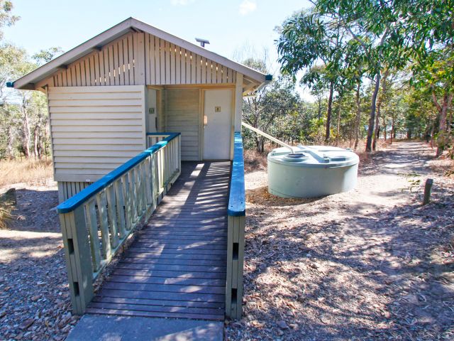 We've provided a toilet at Middle Creek camping area.