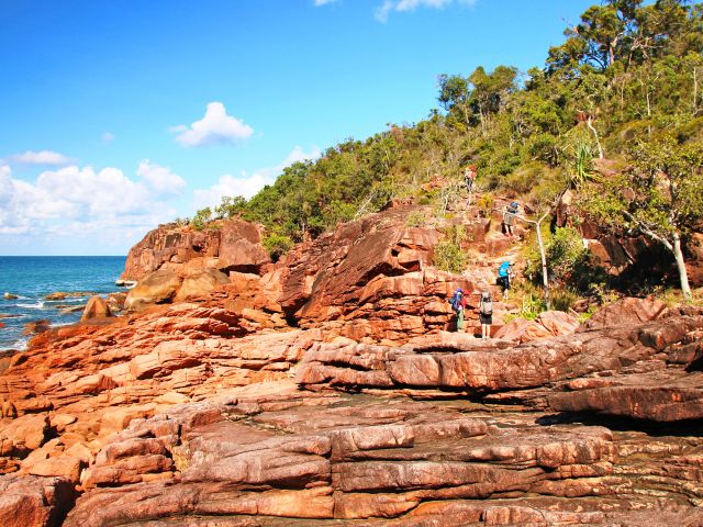 Some sections of the Thorsborne Trail can be very challenging.