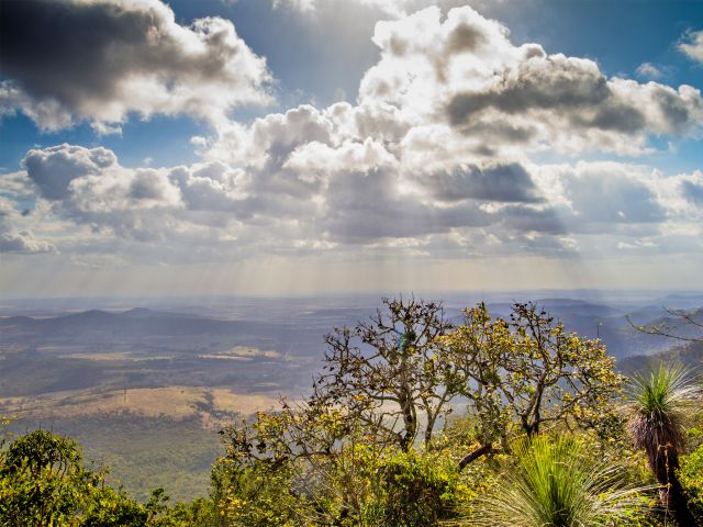 Panoramic views abound from many of the walking tracks.