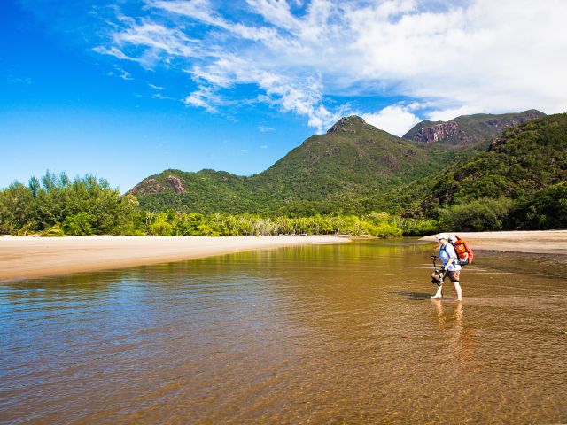 You'll discover sweeping bays, deserted beaches and crystal clear creeks on the Thorsborne Trail.