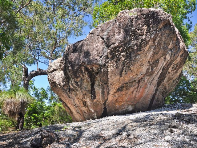 Photo of the Yuwi shell midden