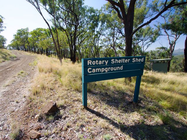 The Rotary Shelter Shed camping area is a great place to stay along this drive through the 'high country'.