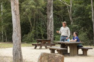 Photo of Emerald Creek day-use area, Dinden West Forest Reserve