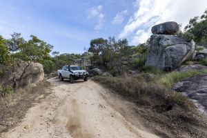 Explore the coastal environment at Cape Cleveland. Please stay on the formed roads.